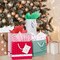 Christmas Tissue Paper for Gift Bags, 120 Sheets Gift Wrapping Paper Bulk Assorted Design Xmas Tissue Paper, Red Green and White Tissue Paper for DIY Crafts Holiday Decor (Red Letters)